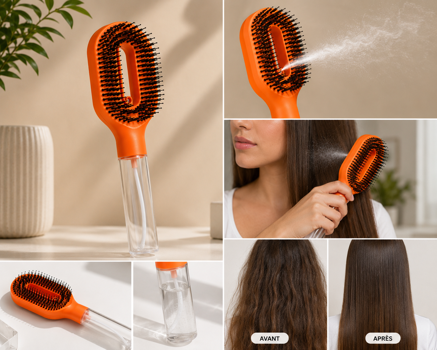BROSSE PLAQUAGE ANTI-FRISOTTIS