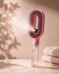 Brosse à Cheveux Innovante avec Fonction de Pulvérisation pour un Plaquage Parfait et Confortable